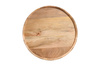 Okrągły stolik pomocniczy z drewna mango naturalnego 65x55 cm ED-05-MN