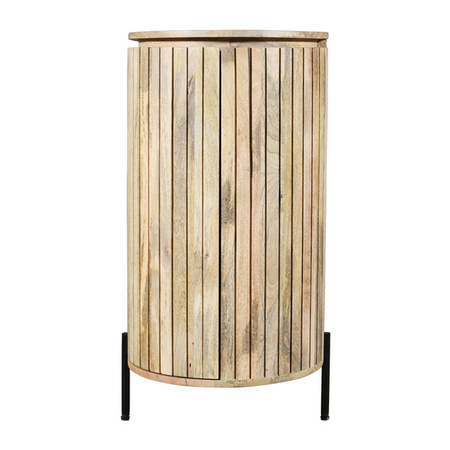 Drewniana komoda Mango z lamelowymi frontami HS-02-MN