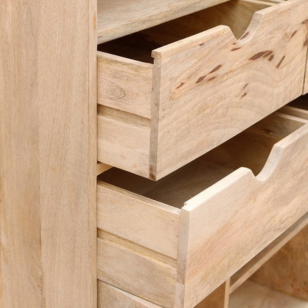 Skandynawska biblioteczka z szafkami OSLO-ST04-MN