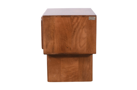 Designerska szafka nocna mango z szufladą – orzech włoski 50x40x55 cm HG-05-MWL