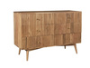 Drewniana komoda z szufladami z falowanymi frontami ANK-8