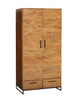 Industrialna szafa drewniana z szufladami LV-LP209-ANL