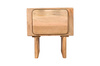 Szafka nocna drewniana mango naturalne 50x40x55 cm z szufladą – styl skandynawski HG-05-MN