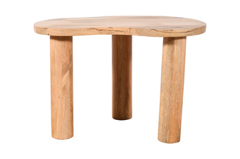 Stolik pomocniczy z mango naturalnego 60x40x45 cm RM-05-MN