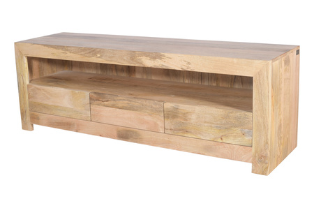 Szafka RTV drewniana, loft, industrialna