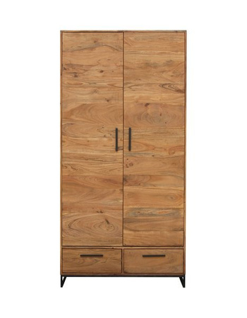 Industrialna szafa drewniana z szufladami LV-LP209-ANL