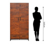 Drewniana szafa w stylu loftowym LV-LP209-AWL