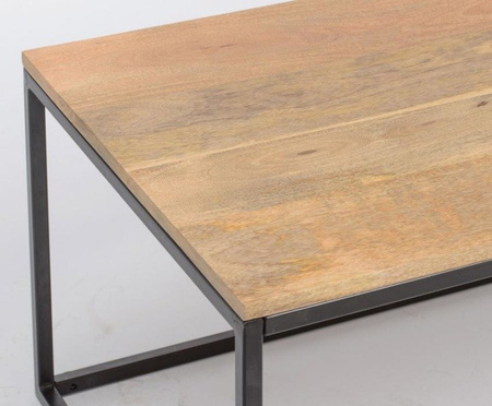 Prostokątny stolik kawowy w stylu industrialnym 117x70x45 SH-06-MN