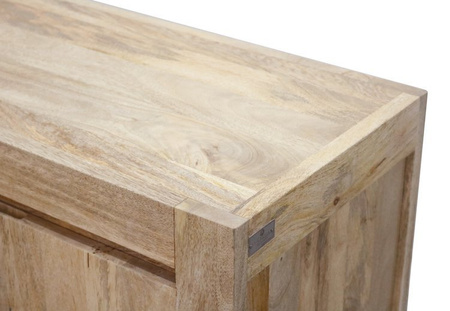 Nowoczesna komoda drewniana z półkami ML-12-MN