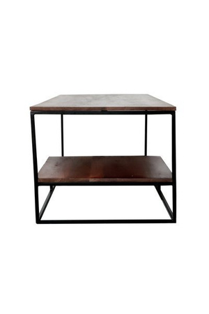 Loftowy stolik kawowy z półką SH-72-MWL