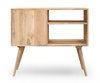 Drewniana szafka RTV z szufladami i półkami OSLO-ST06-B