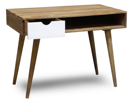 Drewniane biurko z szufladą OSLO-ST20-W